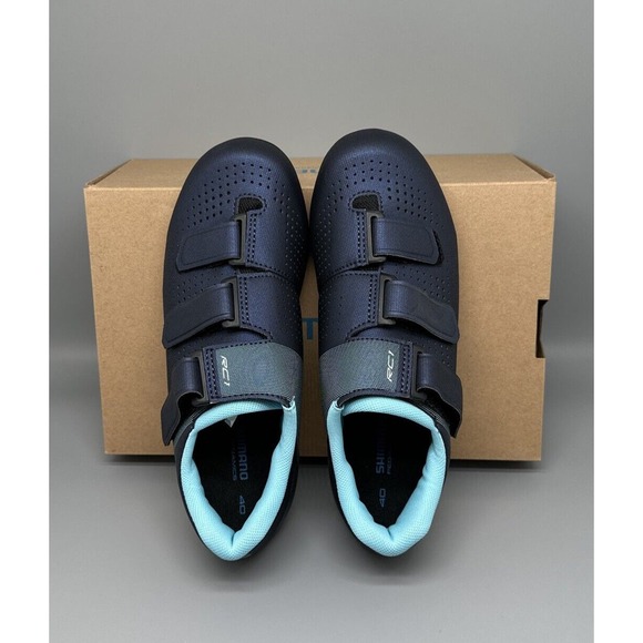 Shimano Dynalast Blue Bike Cycling Shoes RC1W Women's Sz 7.8‎ EU 40 - Picture 2 of 12